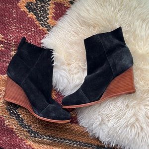 Matt Bernson Suede Wedge Booties